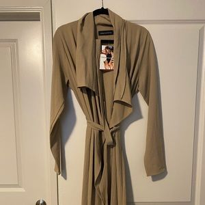 Naked Wardrobe nude trench coat. New with tags.